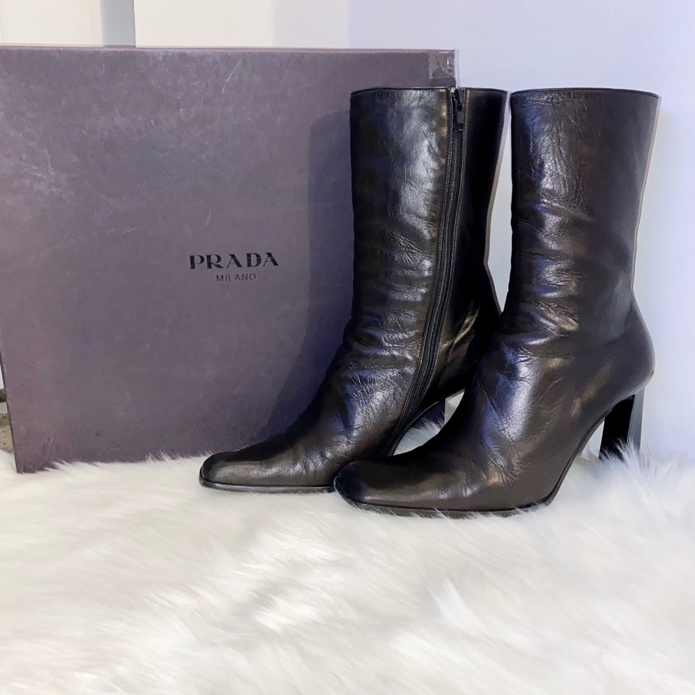 PRADA Leather Boots